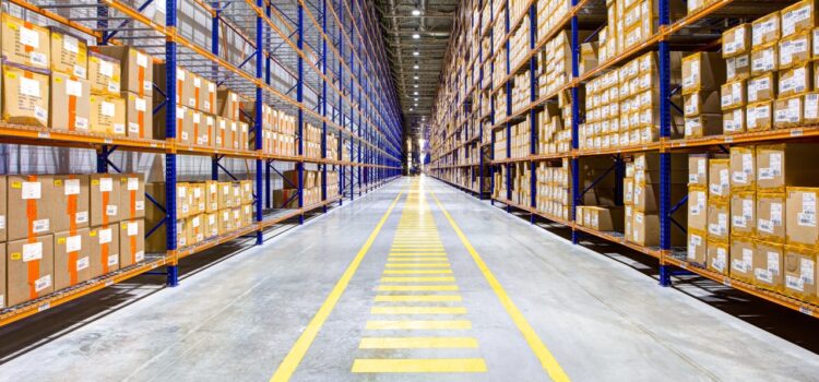 neatly managed industrial warehouse