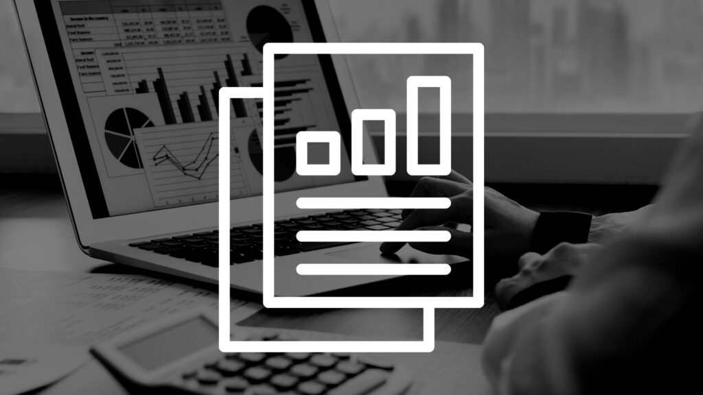 Financial reporting concept